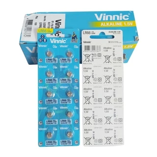 [CHÍNH HÃNG] Vỉ 10 viên Pin đồng hồ VINNIC L626F LR66 LR626 AG4