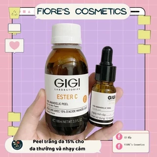 Tinh chất trắng da Gigi Ester C 15% Mandelic Peel cho da nhạy cảm và da thường