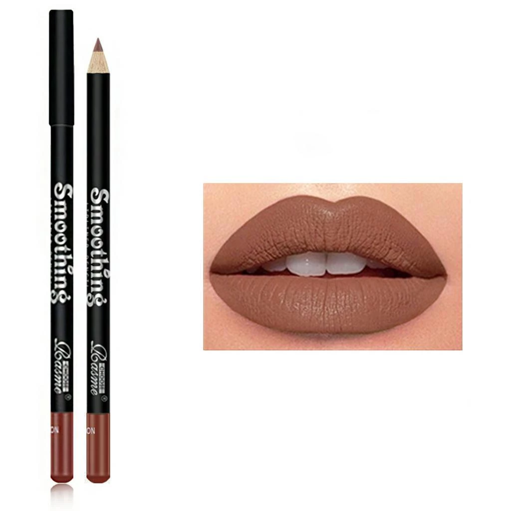 Mười hai Màu Chống Thấm Nước Chống Mồ Hôi Không Dễ Phai Màu Chống Dính Cốc Đơn Sắc Lip Line Son Môi Bút