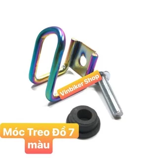 Móc Treo Đồ Titan 7 màu gắn xe máy