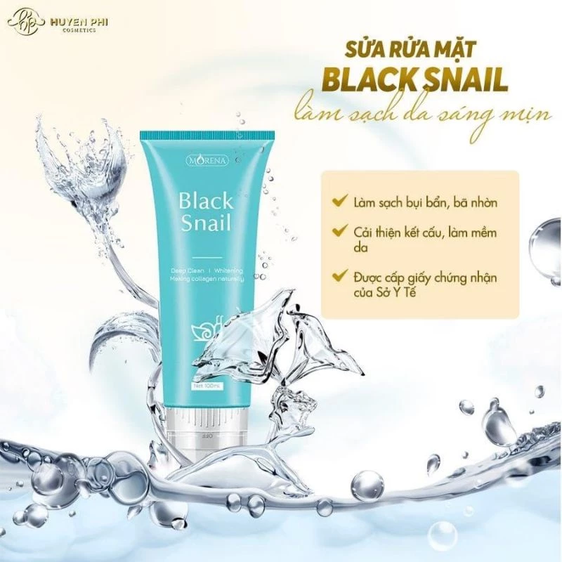 Sữa rửa mặt Black Snail Huyền phi chính hãng