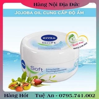 [auth] Kem dưỡng da Nivea Soft 200ml dưỡng ẩm chống nẻ chống khô mốc- Nội địa Đức Đủ Bill [Hot] .