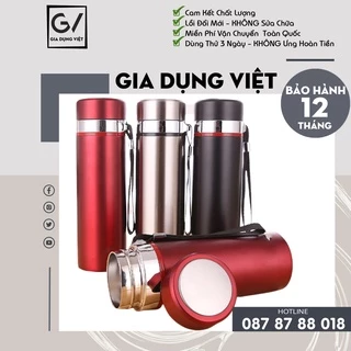 [Hàng Loại 1]Bình Giữ Nhiệt Inox 1200ml Hàng Cao Cấp Có gương trên nắp bình