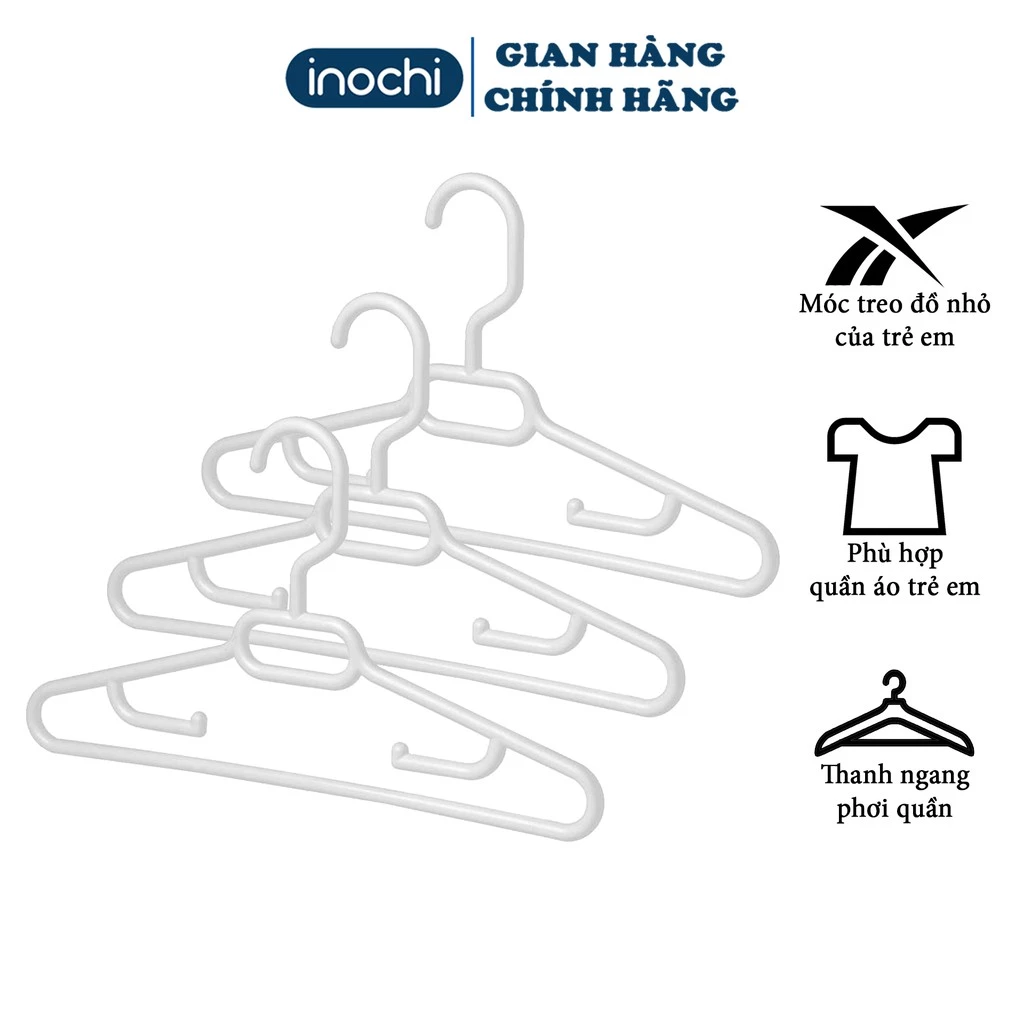 Móc Treo quần áo trẻ em Hara 181 INOCHI giúp quần áo gọn gàng ngăn lắp với thiết kế chắc chắn MA181