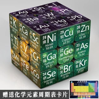 Bai#Đồ Chơi Toán Học#Khối Rubik In Họa Tiết Hóa Học Sáng Tạo Cho Học Sinh Trung Học