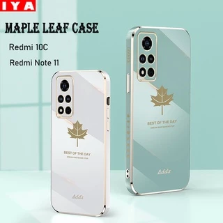 Ốp Điện Thoại Hình Lá Phong Cho Redmi Note 11 Redmi 10 10C Redmi Note 10 Xiaomi Poco X3 GT X3Pro F3 M3 Pro 9T 9A Note 9 Pro Note 9S Note 8