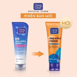 [Mẫu mới]Sữa rửa mặt chống nhờn Clean and Clear 100g Thái Lan