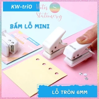 [HOTIS] Bấm lỗ mini KW-triO dùng làm ruột sổ còng binder DIY bullet journal