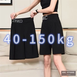 Quần Short Thể Thao Lưng Thun Ống Rộng Size Lớn Thời Trang Dành Cho Nữ 30-150kg