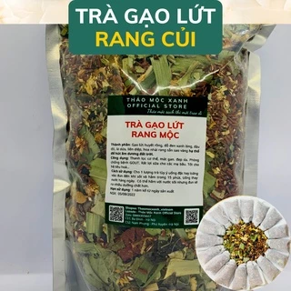 1Kg Trà Gạo Lứt - Trà Hoa Ngũ Cốc 6 vị gạo lứt, đậu đen xanh lòng, đậu đỏ, lá dứa.. rang củi HẠ THỔ