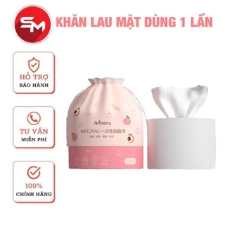 Khăn lau mặt dùng 1 lần lau khô, lau ướt, Khăn giấy đa năng tiện dụng an toàn cho người dùng thành phần 100% Cotton