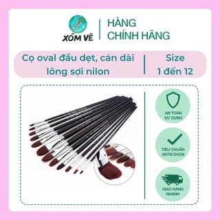 [XÓM VẼ] Cọ vẽ tranh Acrylic, Màu Nước, Sơn dầu theo size Maries G1630