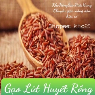 (Mã NSF02P125 giảm 25K) 1KG GẠO LỨT HUYẾT RỒNG HỮU CƠ CAO CẤP