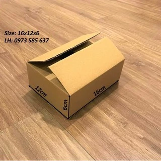 16x12x6 Hộp Carton - Gói Hàng Ship Cod, Hộp Giấy 3 Lớp