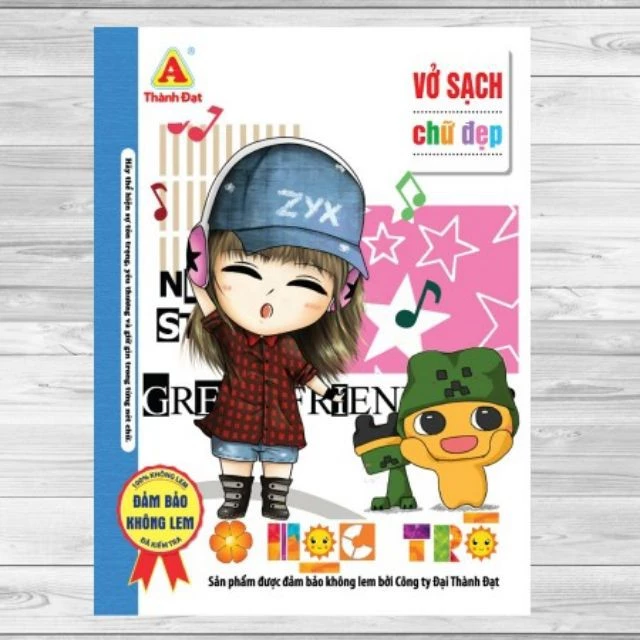 [Tập học sinh 96 trang] Tập ABC Đại Thành Đạt - Hoa Học Trò 80gsm