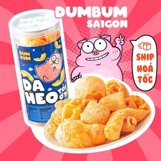 Da heo tỏi ớt chiên giòn DumBum 140g đồ ăn vặt Sài Gòn vừa ngon vừa rẻ