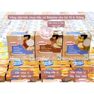 Sữa chua ăn dặm hữu cơ BabyBio dành cho bé từ 6 tháng tuổi (85g x 4)