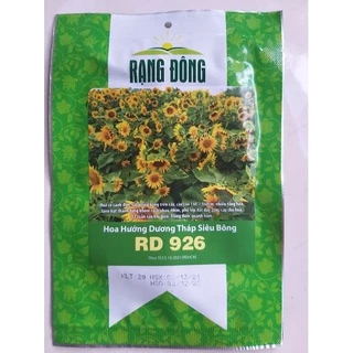 Hạt giống hoa hướng dương tháp siêu bông RD 926 Rạng Đông gói 2g