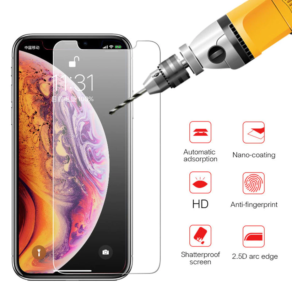 Kính Cường Lực Bảo Vệ Màn Hình Phù Hợp Cho Iphone 6 6s 7 8 Plus X Xs Xr Xs Max 11 12 Pro Max 12 Pro Max