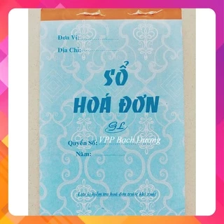 Hóa đơn 2 liên - cuốn - 100 tờ/cuốn - 13cmx19cm