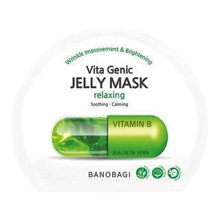 Mặt nạ dưỡng da giúp thư giãn và phục hồi làn da BaNoBaGi Vita Genic Relaxing Jelly Mask Vitamin B ( xanh lá ) 30ml