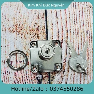 Khóa tủ, khóa cốp loại vuông KIM KHÍ ĐỨC NGUYÊN