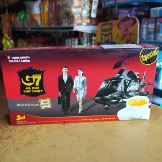 Cafe hòa tan 3in1 g7 hộp 21 gói