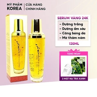 Serum vàng 24k dưỡng trắng da dưỡng ẩm chống lão hóa tinh chất vàng 24k cao cấp Labelage Hàn Quốc 130ml