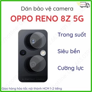 (Mua 2 lỗ nano tặng 2 lỗ ppf) Dán lỗ tròn bảo vệ camera Oppo Reno 8z 5G (Reno 8 Z 5G)