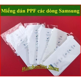 Miếng dán PPF mặt trước Samsung Galaxy A31 / A10 / A20 / A30 / A40 / A50 / M10 / M20 / M30 ...