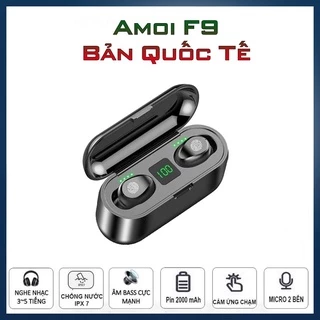 Tai nghe Không dây Amoi F9 - Bluetooth 5.0 - Pin 280 giờ - Chống nước IPX7