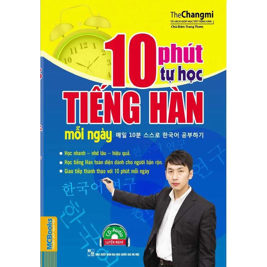 Sách - 10 Phút Tự Học Tiếng Hàn Mỗi Ngày