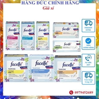 Băng vệ sinh Tampon Facelle Đức đầy đủ size