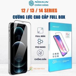 Kính cường lực Iphone 12 Pro / 13 Pro / 14 Pro Max chính hãng Nillkin Amazing CP+ Pro full màn hình