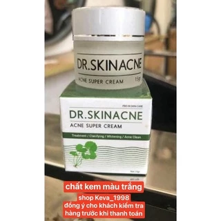 ( kem màu trắng ) Kem Sạch Mụn Dr.Skinacne - Sạch Mụn Mờ Thâm Se Lỗ Chân Lông Kiềm Dầu Điều Tiết Bã Nhờn Căng Bóng Da