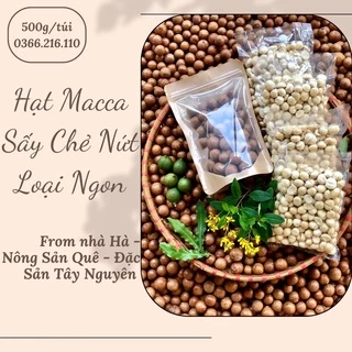 Hạt Macca Nhân Đep Sấy Chẻ Nứt Đăk Nông_500G