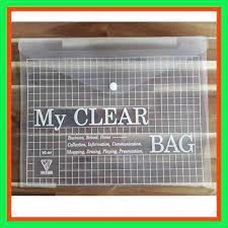 [Hỏa tốc] Bìa đựng tài liệu văn phòng phẩm giá sỉ A4 my clear bag trong suốt - Túi đựng tài liệu giấy a4