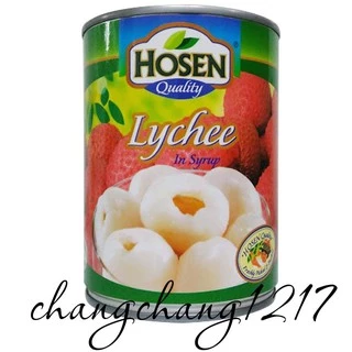 Vải Thiều Ngâm Hosen (Vải) Đóng Lon 565gr