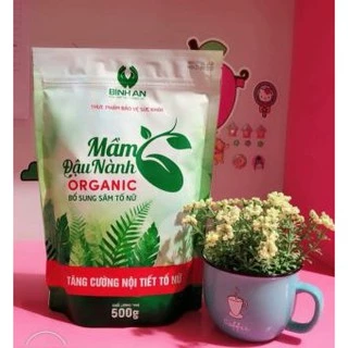 Mầm đậu nành Organic Linh Spa Bình An bổ sung nội tiết tố nữ hỗ trợ tăng vòng 1