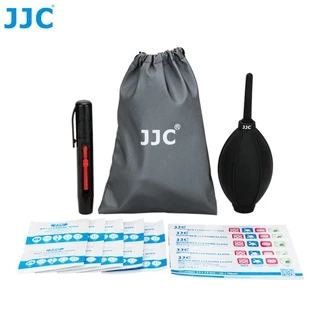 Bộ vệ sinh ống kính JJC thiết kế 5 trong 1 gồm thổi bụi + bút làm sạch + khăn ướt + vải bọc + túi đựng cho máy ảnh dslr