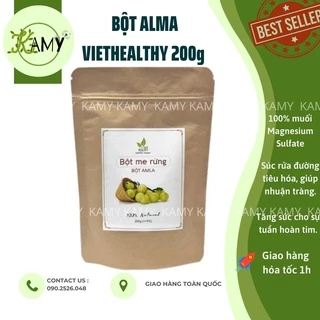 Bột Amla Bột me rừng Viet Healthy 200g ngăn rụng tóc cung cấp chất xơ và Vitamin C