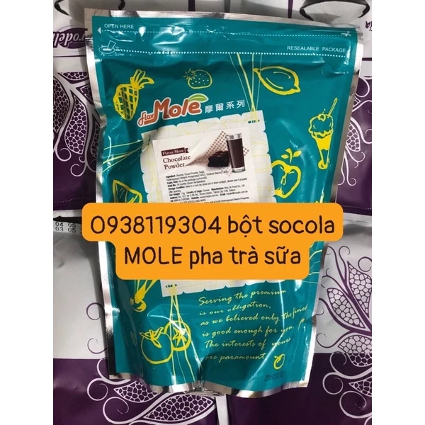 Bột pha trà sữa socola mole 1kg đài loan