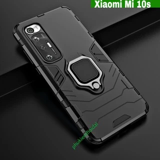 ỐP LƯNG XIAOMI MI 10S IRON MAN IRING CHỐNG SỐC CAO CẤP NHẪN HÚT Ô TÔ