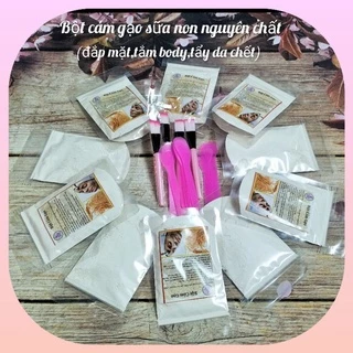 100g bột cám gạo sữa handmade đắp mặt làm trắng da