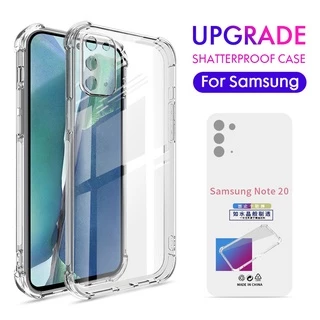 Ốp Điện Thoại Silicon Trong Suốt Chống Sốc Cho Samsung Galaxy S8 S9 S10 S20 S21 S22 S23 S24 Plus Note 8 9 10 20 Ultra