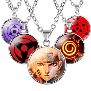 Anime Mới Naruto Sharingan Vòng Cổ Cho Nam Dây Xích Phụ Kiện Trang Sức Sasuke Itachi Cosplay Mặt Dây Chuyền Trẻ Em Đồ Chơi Hoạt Hình