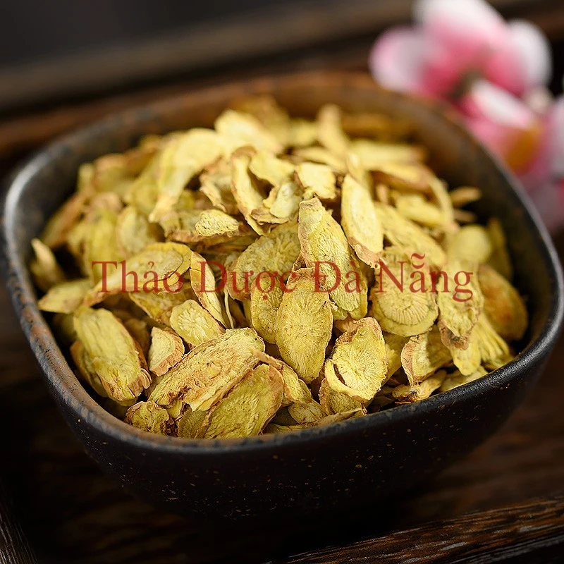 Hoàng Cầm lát mỏng,khô,vàng 100 gram.