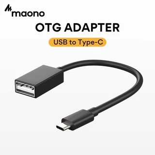 Bộ chuyển đổi micrô Maono Bộ chuyển đổi USB B sang Type C cho điện thoại, PC, đĩa U, Chuột, Bàn phím, Tay cầm chơi game, Micro