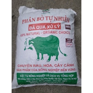 PHÂN BÒ KHÔ ĐÃ QUA XỬ LÝ BAO 20dm3