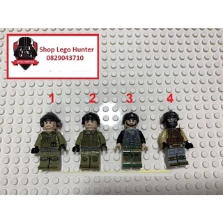 Xếp hình Army Minifigures mô hình lắp ráp Lính giá rẻ ( bán lẻ )